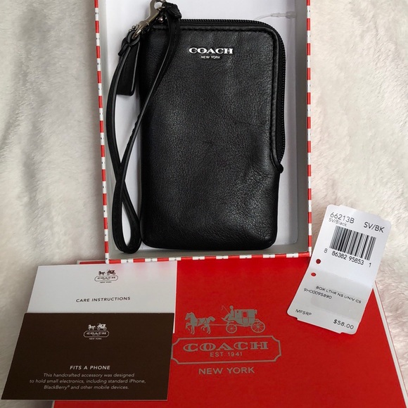 coach cell phone bag